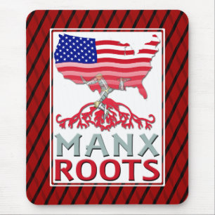 Man Manx American Mousemat Muismat