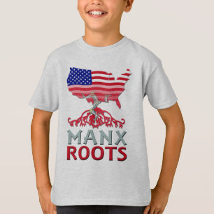 Man Manx American T-shirt