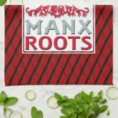 Man Manx American Theedoek (Gevouwen)