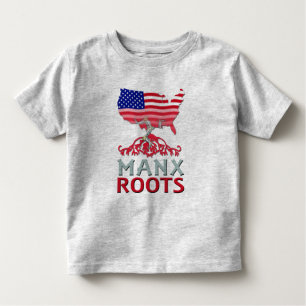 Man Manx American Toddler T-shirt