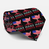 Man Manx Amerikaanse Stropdas (Opgerold)