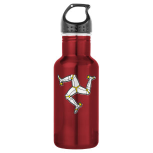 Man Manx vlag 3 leggen van Man triskelion Waterfles