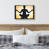 Man Meditatie Zen Canvas Wandkunst Afdruk (Insitu (Slaapkamer))