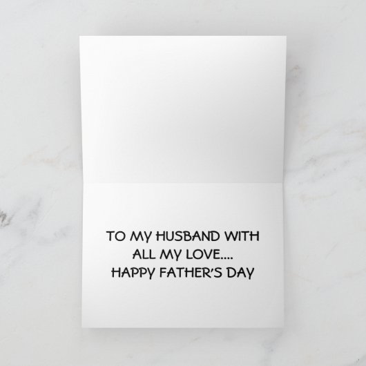 ****MAN**** MET AL MIJN LIEFDE-**VADERDAG** KAART (Binnen)