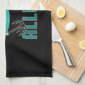 Man met alle Geviste rek Theedoek (Quarter Fold)