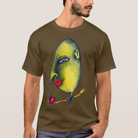 Man met Apple T-shirt (Voorkant)