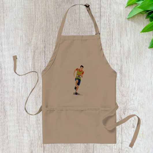 Man met Athletics Apron Standaard Schort