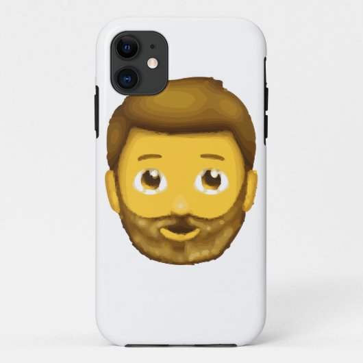 man met baard emoji Case-Mate iPhone case (Achterkant)