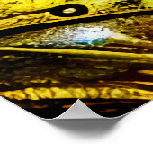 Man met baard en bril | AI Art Poster (Hoek)