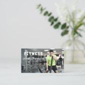 Man met Battle Ropes | Fitness Visitekaartje (Staand voorkant)