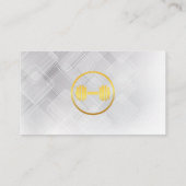 Man met Battle Ropes | Fitness Visitekaartje (Achterkant)