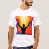 Man met bewapende Mannen T-shirt (Voorkant)