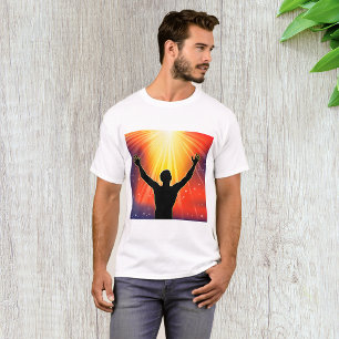 Man met bewapende Mannen T-shirt