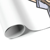 Man met bier cadeaupapier (Rol Hoek)