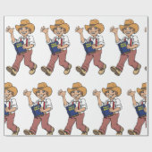 Man met bijbel cadeaupapier (Vlak)