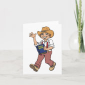 Man met bijbel kaart (Voorkant)