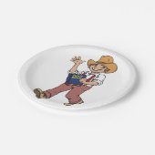 Man met bijbel papieren bordje (Gekanteld)