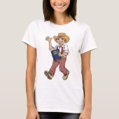 Man met bijbel t-shirt (Voorkant)
