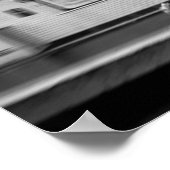 Man met boodschappentassen in de metro (Chatelet) Poster (Hoek)