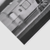 Man met boodschappentassen in de metro (Chatelet) Tissuepapier (Detail)