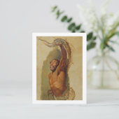 Man met een Boa Constrictor, Studie naar ' Briefkaart (Staand voorkant)