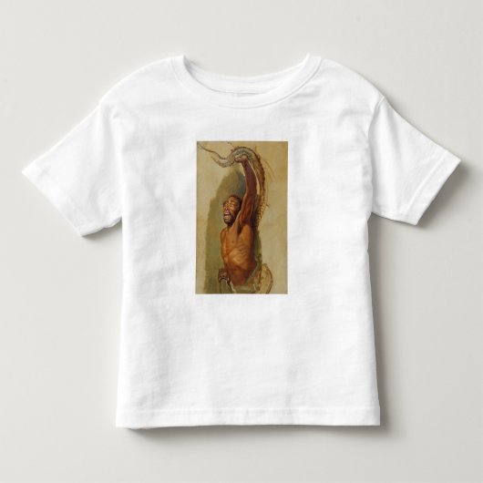 Man met een Boa Constrictor, Studie naar ' Kinder Shirts (Voorkant)
