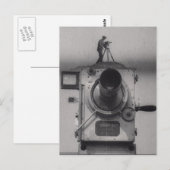 Man met een Filmcamera (1st Schot) Briefkaart (Voorkant / Achterkant)