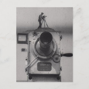 Man met een Filmcamera (1st Schot) Briefkaart