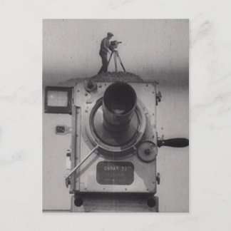 Man met een Filmcamera (1st Schot) Briefkaart