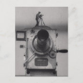 Man met een Filmcamera (1st Schot) Briefkaart (Voorkant)