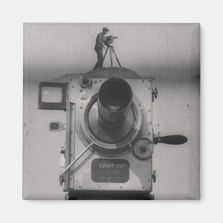Man met een Filmcamera (1st Shot) Magneet