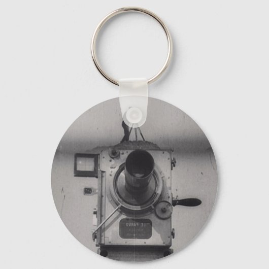 Man met een Filmcamera (1st Shot) Sleutelhanger (Voorkant)
