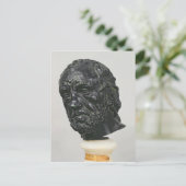 Man met een gebroken neus, 1865 briefkaart (Staand voorkant)