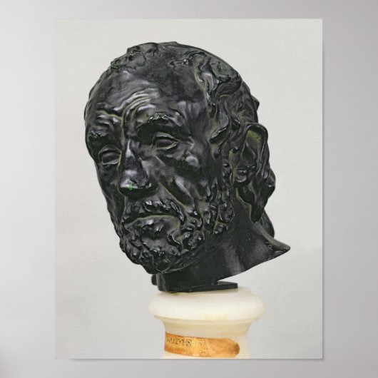 Man met een gebroken neus, 1865 poster (Voorkant)