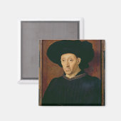 Man met een glaasje wijn magneet (Voorkant / Achterkant)