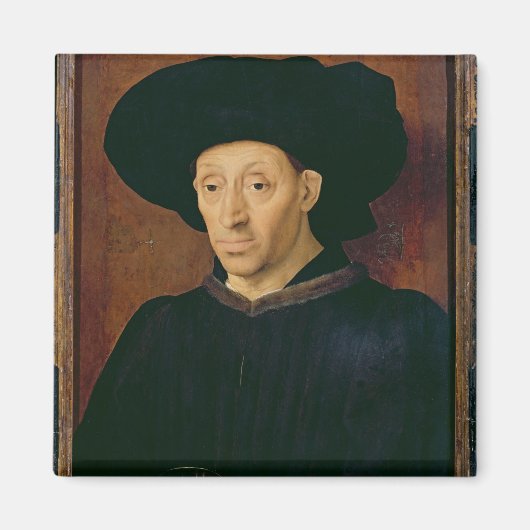 Man met een glaasje wijn magneet (Voorkant)