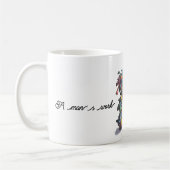 Man met een hoge wasmassa met ijzer en kaars koffiemok (Links)