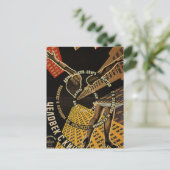 Man met een Poster Filmcamera Briefkaart (Staand voorkant)