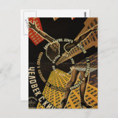 Man met een Poster Filmcamera Briefkaart (Voorkant / Achterkant)