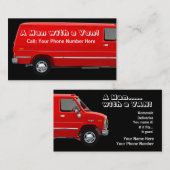 Man met een van #2B-visitekaartje / profielkaart Visitekaartje (Voorkant / Achterkant)