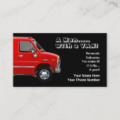 Man met een van #2B-visitekaartje / profielkaart Visitekaartje (Achterkant)