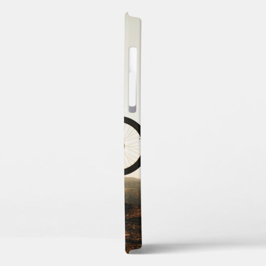 Man met fiets Case-Mate iPhone case (Achterkant / Links)