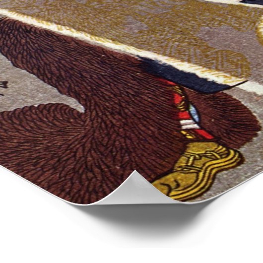 Man met Fox Goddess Kuniyoshi Fine Art Poster (Hoek)