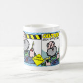 Man met gereedschap koffiemok (Voorkant rechts)