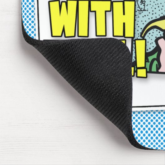 Man met gereedschap muismat (Hoek)