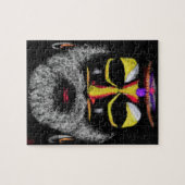Man met geverfd gezicht - KunstCollectie tekenen Legpuzzel (Horizontaal)