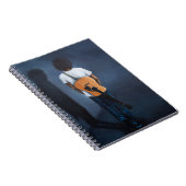 "Man met gitaar" blauw en zwart notitieboek (Rechterzijde)