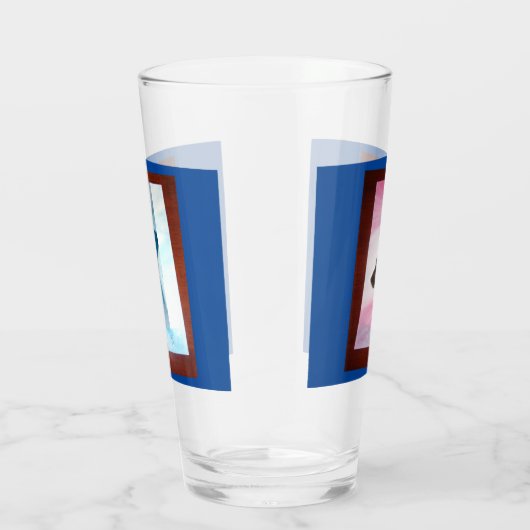 Man met Guitar Glass Cup Glas (Rechts)