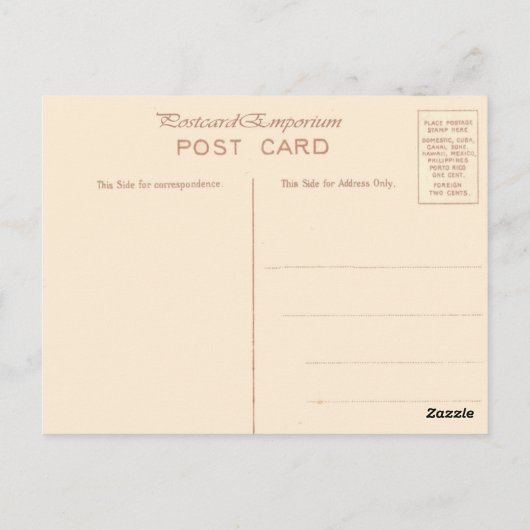 Man met kajak en ijsberg briefkaart (Achterkant)