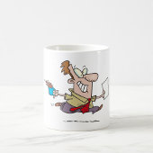 Man met koffie koffiemok